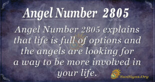 Angel Number 2805
