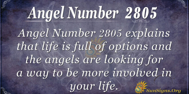 Angel Number 2805