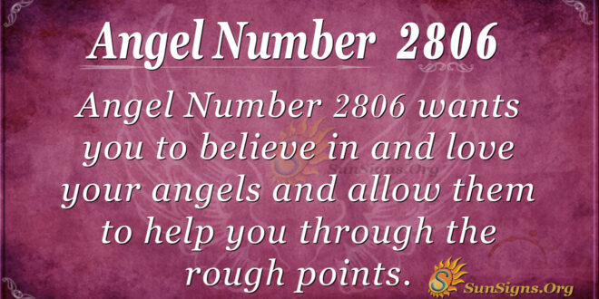 Angel Number 2806