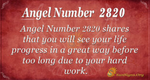 Angel Number 2820