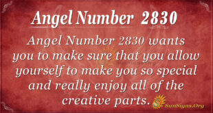 Angel Number 2830