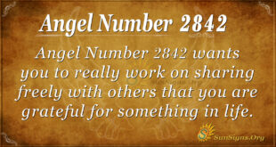 Angel Number 2842