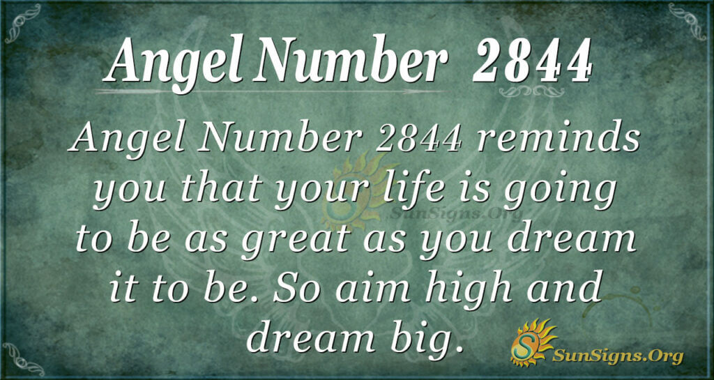 Angel Number 2844