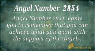 Angel Number 2854