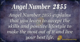 Angel Number 2855
