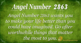 Angel Number 2863