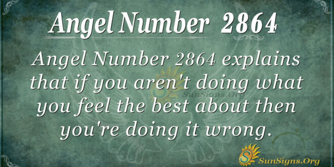 Angel Number 2864