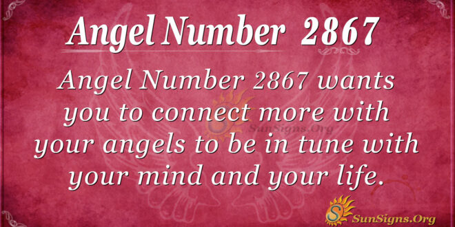 Angel Number 2867