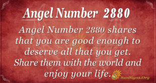 Angel Number 2880