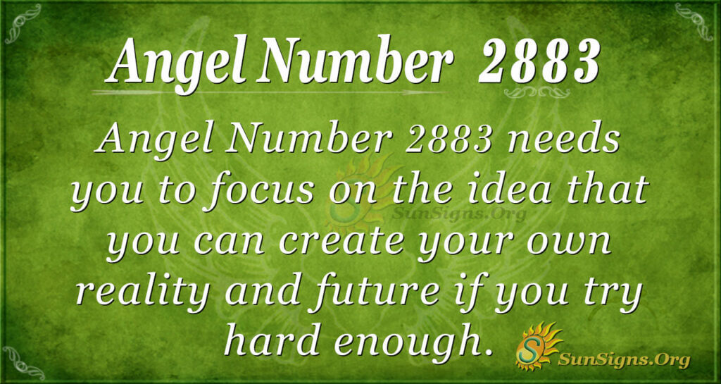 Angel Number 2883