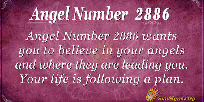 Angel Number 2886