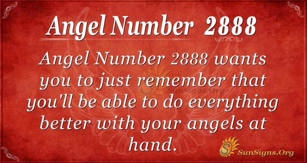 Angel Number 2888