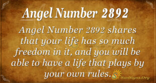 Angel Number 2892