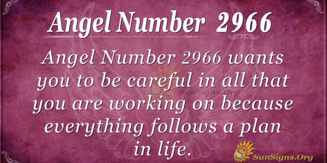 Angel Number 2966