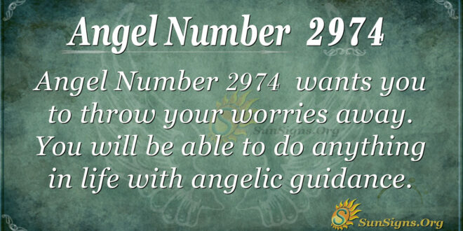Angel number 2974