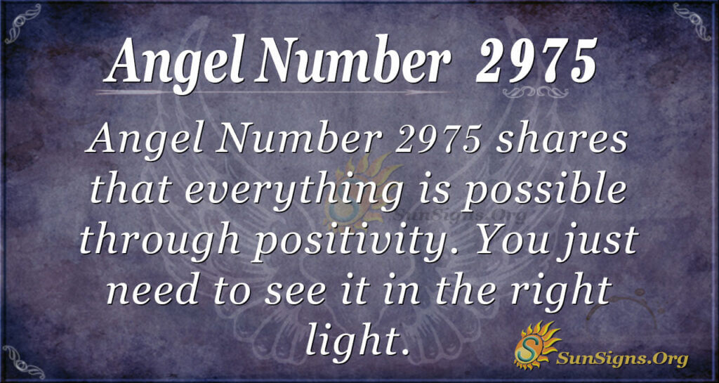 Angel Number 2975