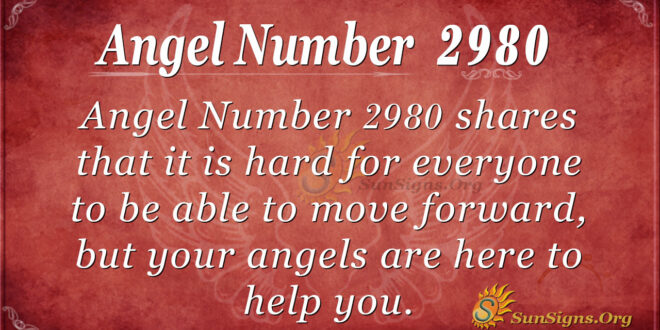 Angel Number 2980
