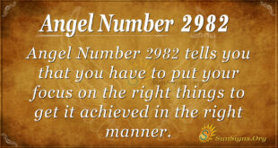 Angel Number 2982