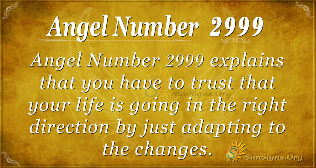 angel number 2999