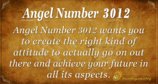Angel Number 3012