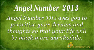 Angel Number 3013