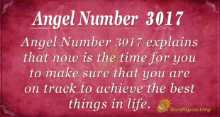 Angel Number 3017