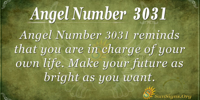 Angel Number 3031
