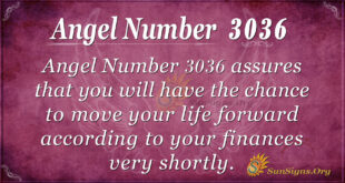 Angel Number 3036