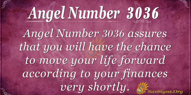 Angel Number 3036