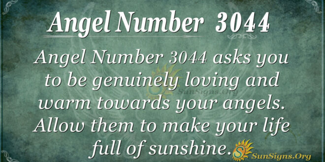 Angel Number 3044