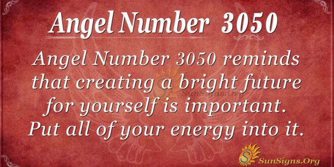 Angel Number 3050
