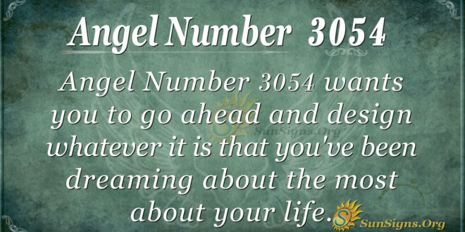 Angel Number 3054
