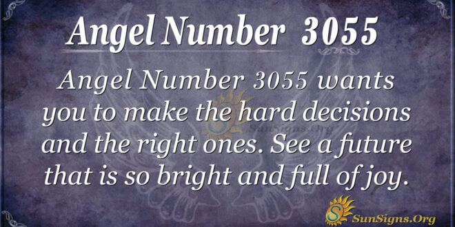 Angel Number 3055