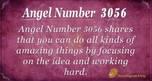 Angel Number 3056