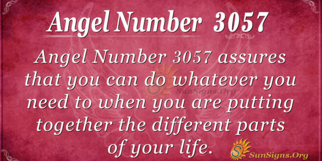 Angel Number 3057