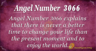 Angel Number 3066
