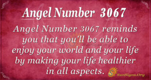 Angel Number 3067