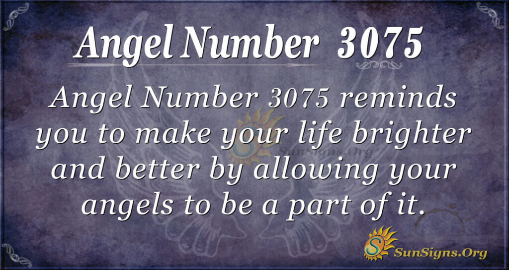 Angel Number 3075