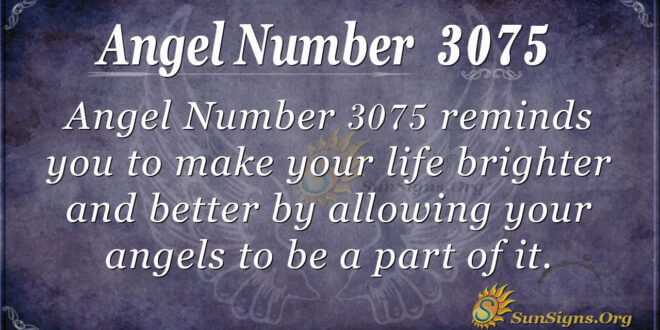 Angel Number 3075