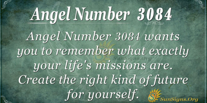 Angel Number 3084