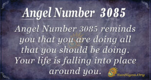 Angel Number 3085