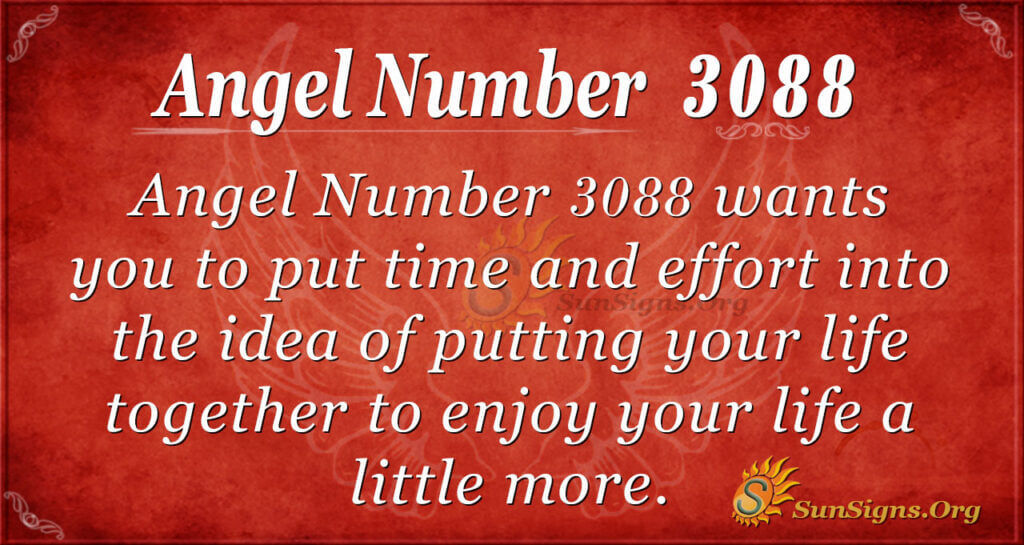 Angel Number 3088
