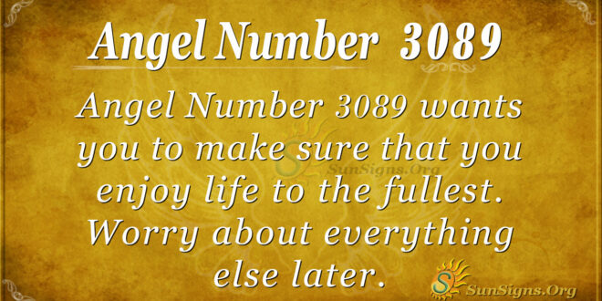 Angel Number 3089