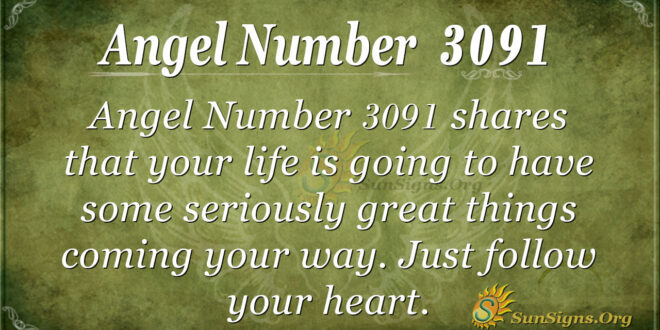 Angel Number 3091
