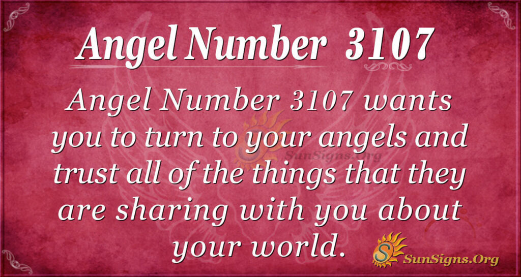 Angel Number 3107