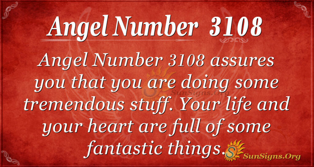 Angel Number 3108