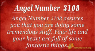 Angel Number 3108