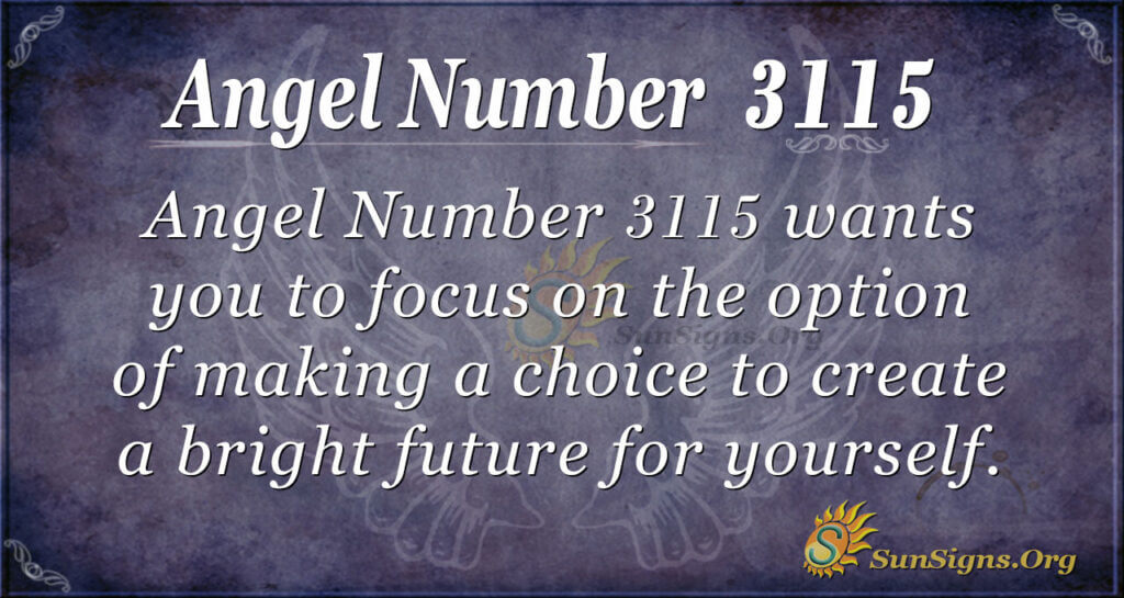 Angel Number 3115