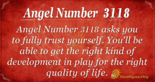 Angel Number 3118