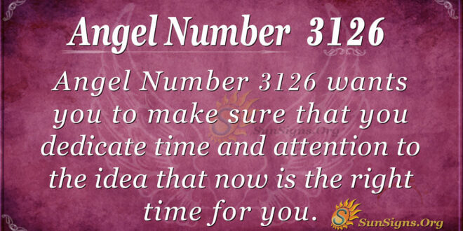 Angel Number 3126